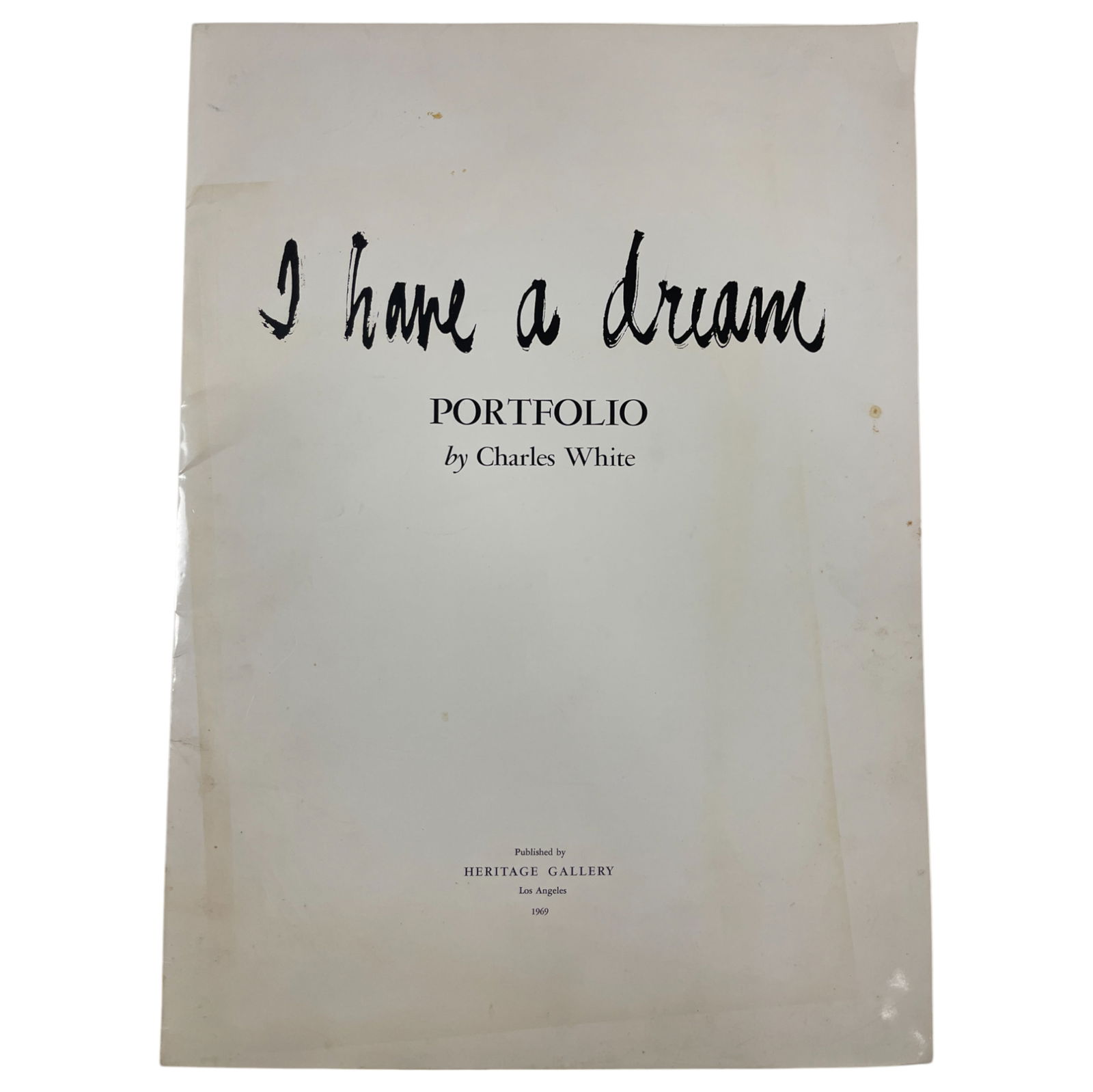 Charles White Wilbert. (1918-1979) "I Have a Dream Portfolio", 1969 (1 of 7)