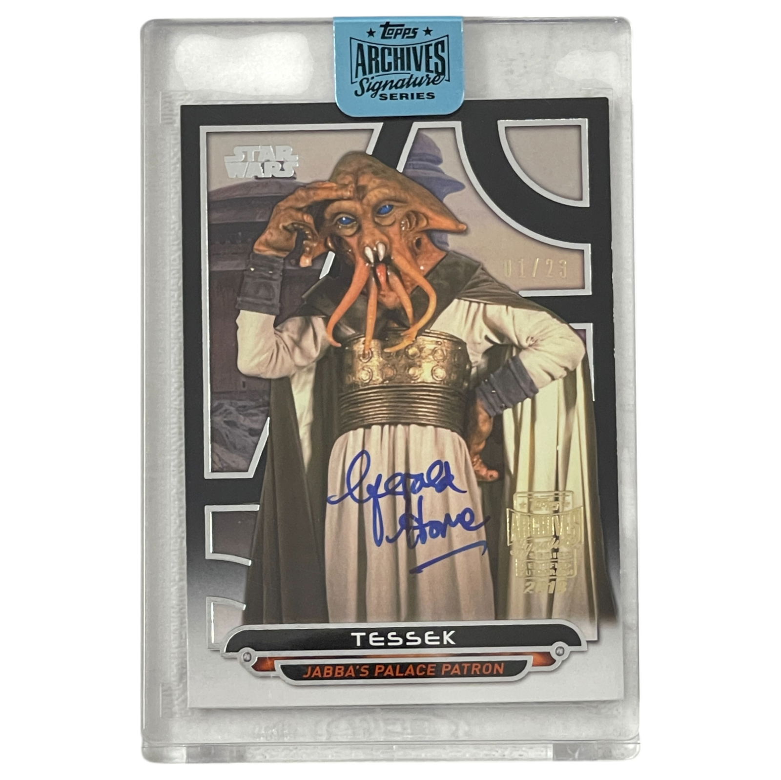 Star Wars Galactic Files ROTJ-15 Tessek Gerald Home Auto Card 01/23 (1 of 4)