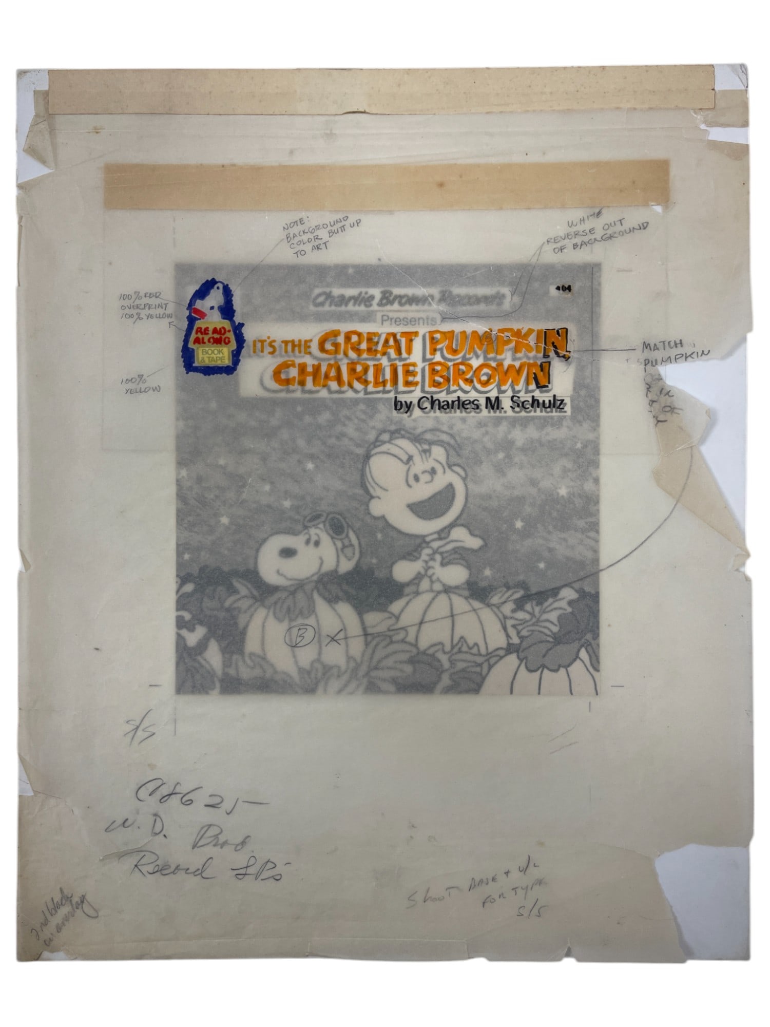 Vintage Peanuts A Charlie Brown Charles Schulz Original Production  Storyboard Animation Art (1 of 6)