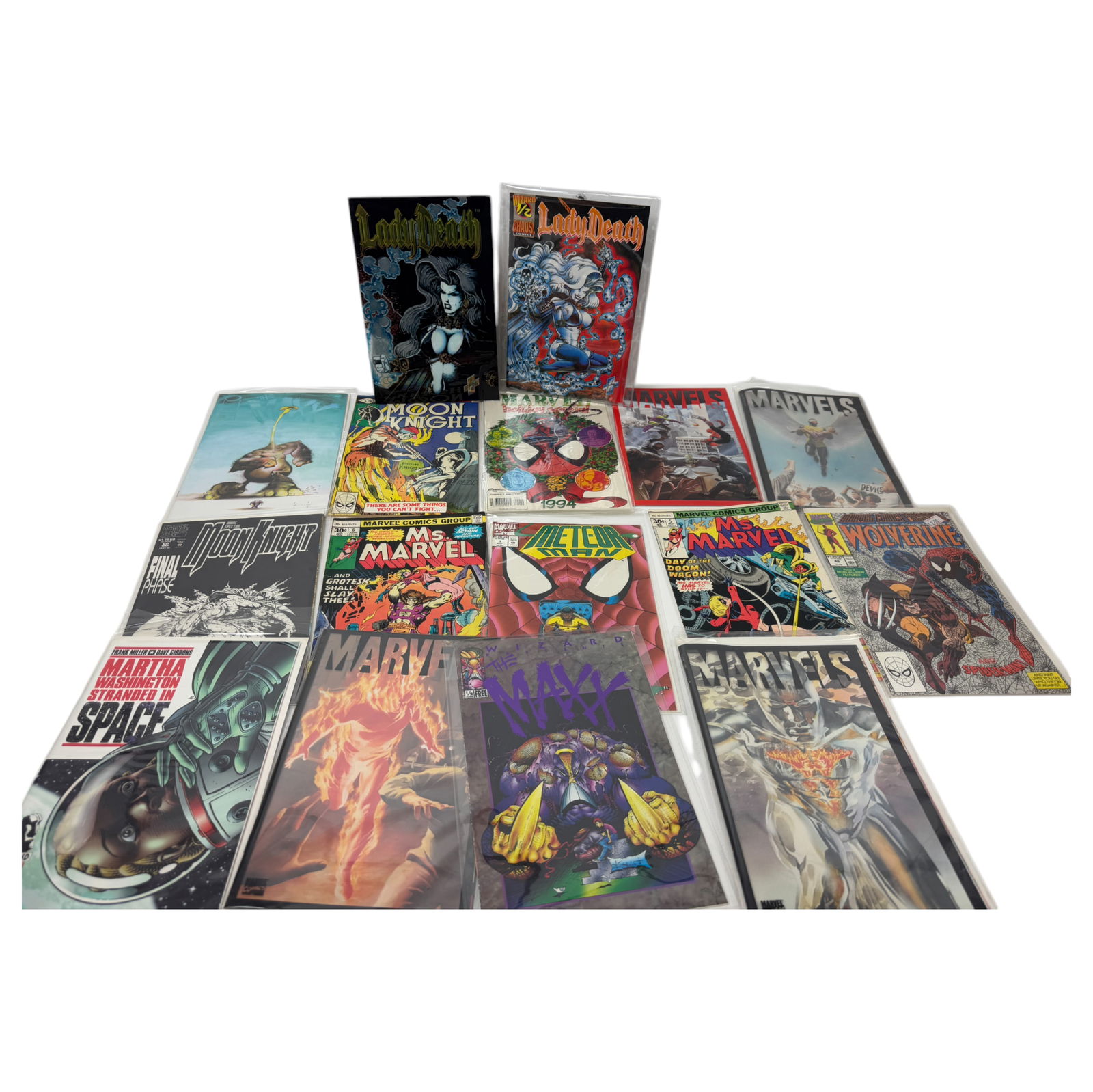 COMIC BOOK DC MARVEL   Independent SHORT BOX COLLECTION LOT 100s (1 of 5)