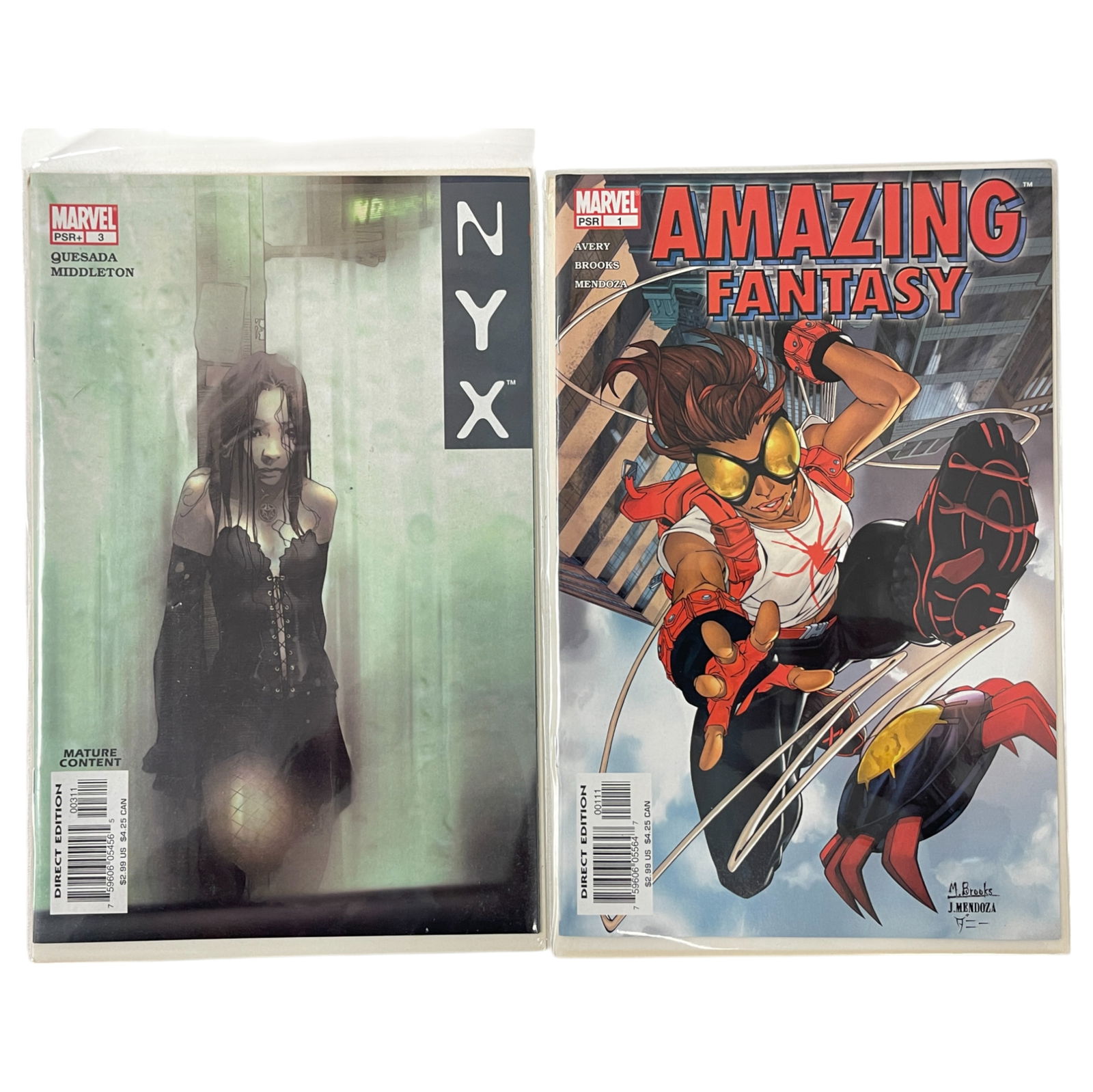 COMIC BOOK NYX 3 AND AMAZING FANTASY 1 (1 of 3)