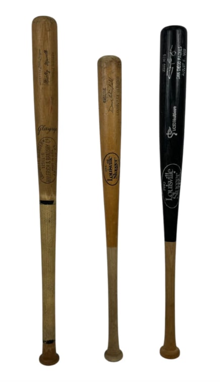 Vintage Baseball Bats Mickey Mantle and more Collection Lot (1 of 8)