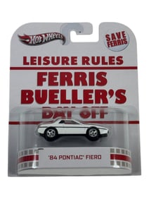 Hot Wheels Leisure Rules Ferris Bueller's Day Off '84 Pontiac Fiero Car Toy