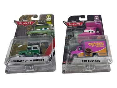 Disney Pixar Cars Planes Chops Night Zed Custard & Piston Peak Secretary of the Interior Toy