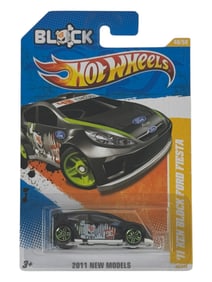 Hot Wheels 2011 Block 43 New Models '11 Ken Block Ford Fiesta Black Car Toy