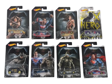 Hot Wheels Batman Superman Wonder Woman Assorted Car Toy Collection Lot