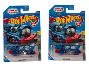 Hot Wheels HW Metro Loco Motorin' Car Toy Lot of 2