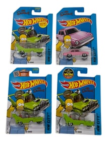 Hot Wheels The Simpsons Assorted Car Toy Collection Lot