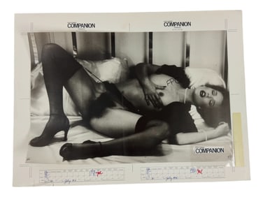 Vintage 1980's Companion magazine production storyboard artwork erotic X-Rated adults only
