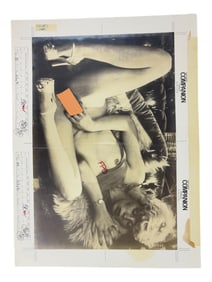 Vintage 1980's Companion magazine production storyboard artwork erotic X-Rated adults only