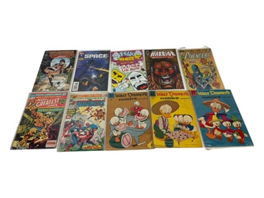 Vintage Comic Book Assorted Collection Lot