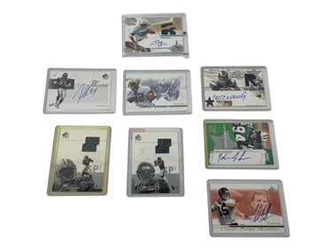 NFL Football Autograph and Jersey Trading Card Sports Collection Lot