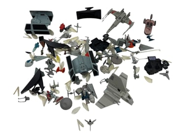 Vintage Star Wars Vehicle Action Figure Collection Lot