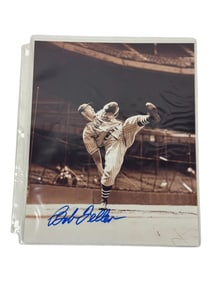 1990 Major League Club Baseball Bob Zeller Signed 8x10 Photograoh