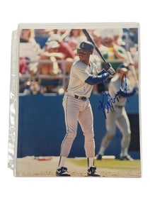 1988 Major League Club Baseball Ken Griffey Jr. Signed 8x10 Photograph