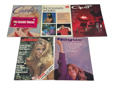 Vintage Adult Erotic Magazine Assorted Collection Lot