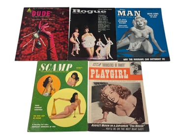 Vintage Adult Erotic Magazine Assorted Collection Lot