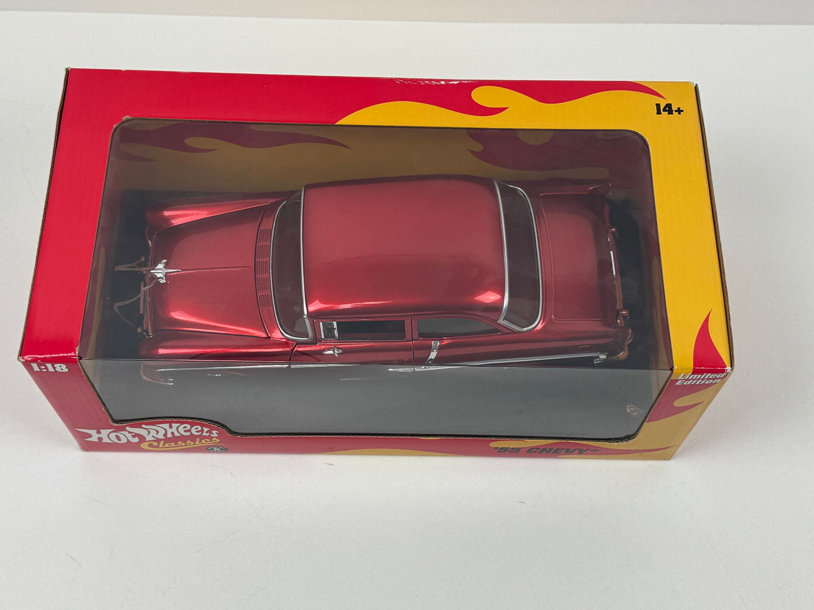 Hot Wheels Classics '55 Chevy Limited Edition 1:18 Car Toy (1 of 2)