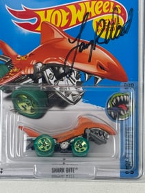 Hot Wheels Signed by Larry R. Wood Shark BIte Street Beast Car Toy