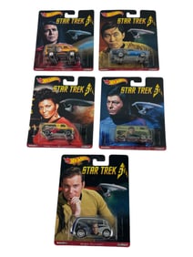 Hot Wheels Star Trek Metal/Metal Real Riders Assorted Car Toy Collection Lot