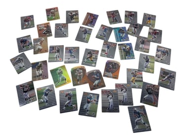1999 Bowmans Best NFL Football Trading Card Collection Lot with Rookies