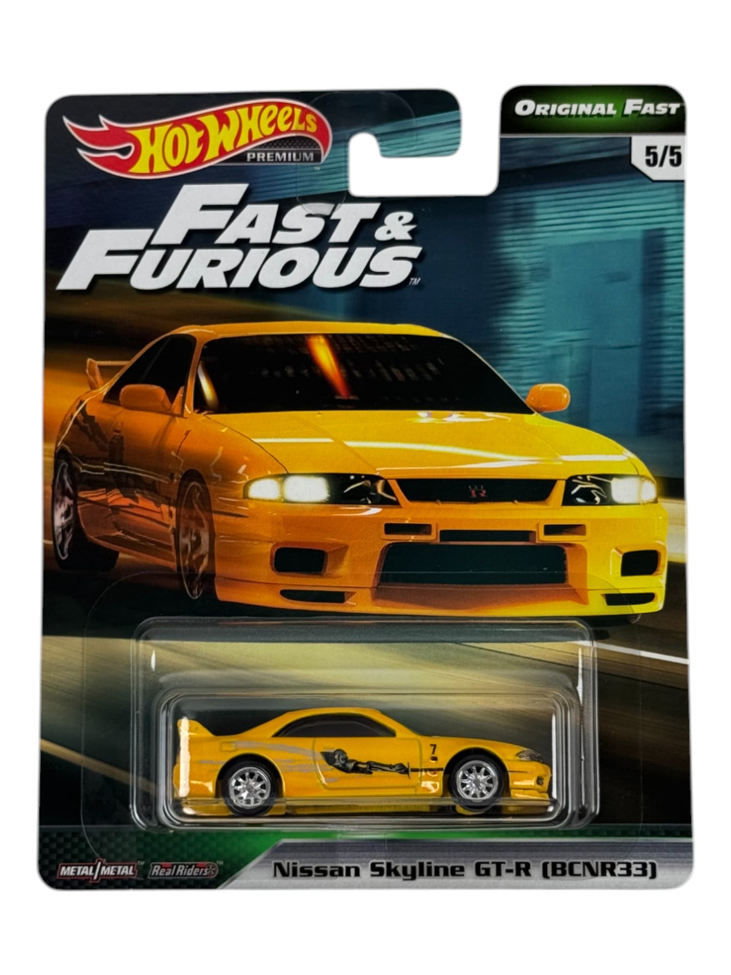 Hot Wheels Fast & Furious Original Fast Nissan Skyline GT-R (BCNR33) Car Toy: Hot Wheels Fast & Furious Original Fast Nissan Skyline GT-R (BCNR33) Car Toy