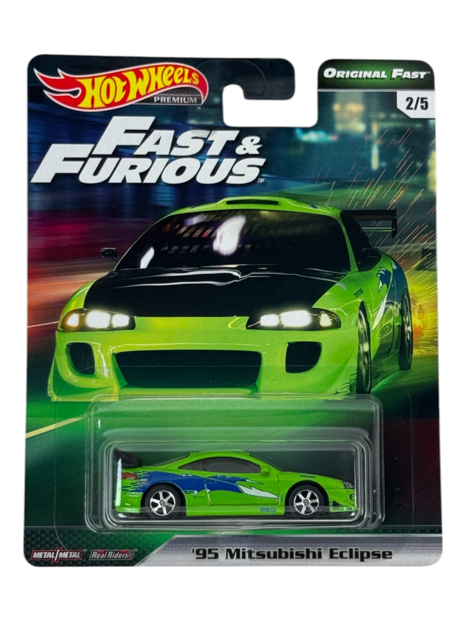 Hot Wheels Fast & Furious Original Fast '95 Mitsubishi Eclipse Car Toy: Hot Wheels Fast & Furious Original Fast '95 Mitsubishi Eclipse Car Toy