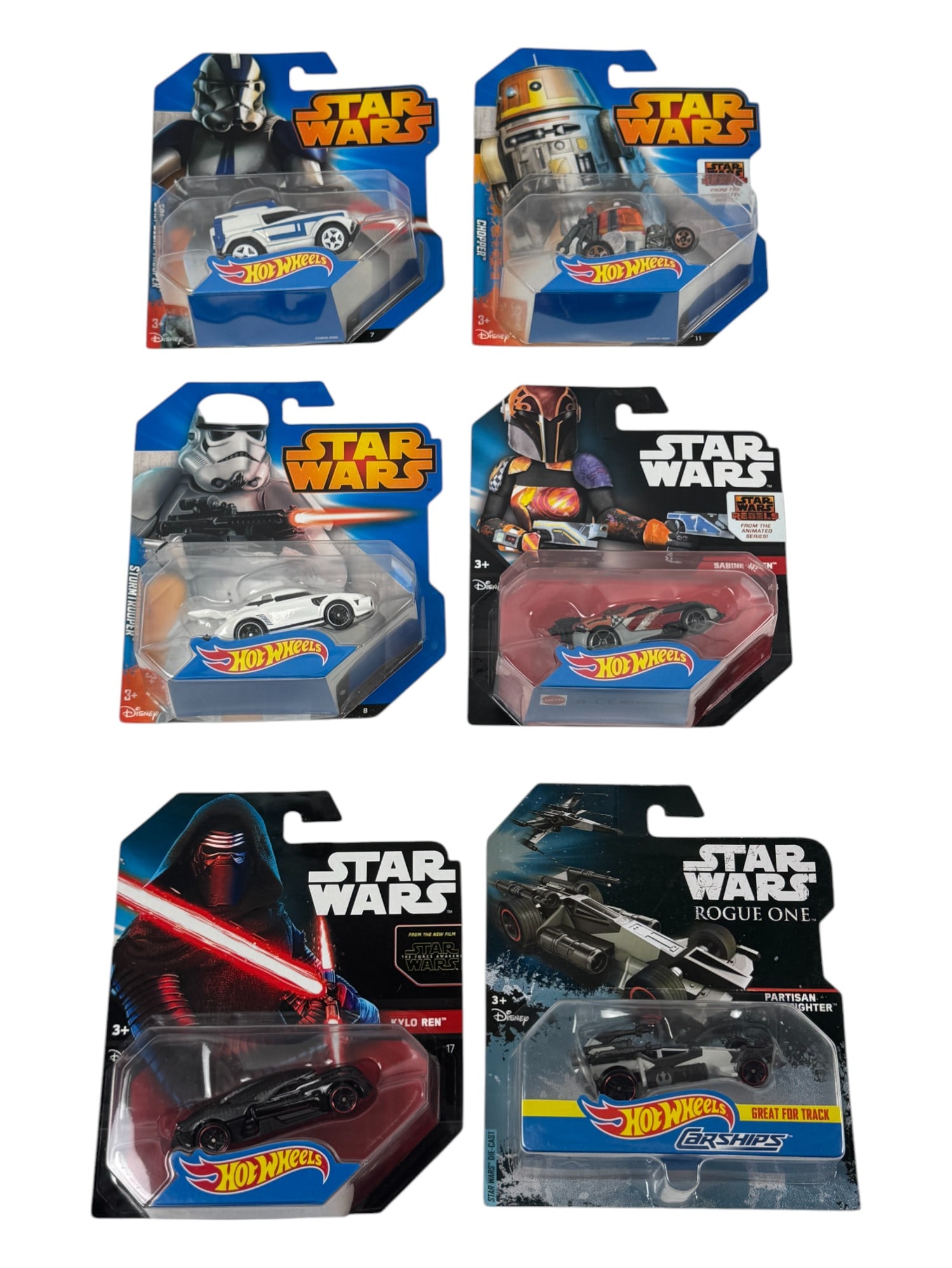 Hot Wheels Star Wars Assorted Car Toy Collection Lot: Hot Wheels Star Wars Assorted Car Toy Collection Lot
