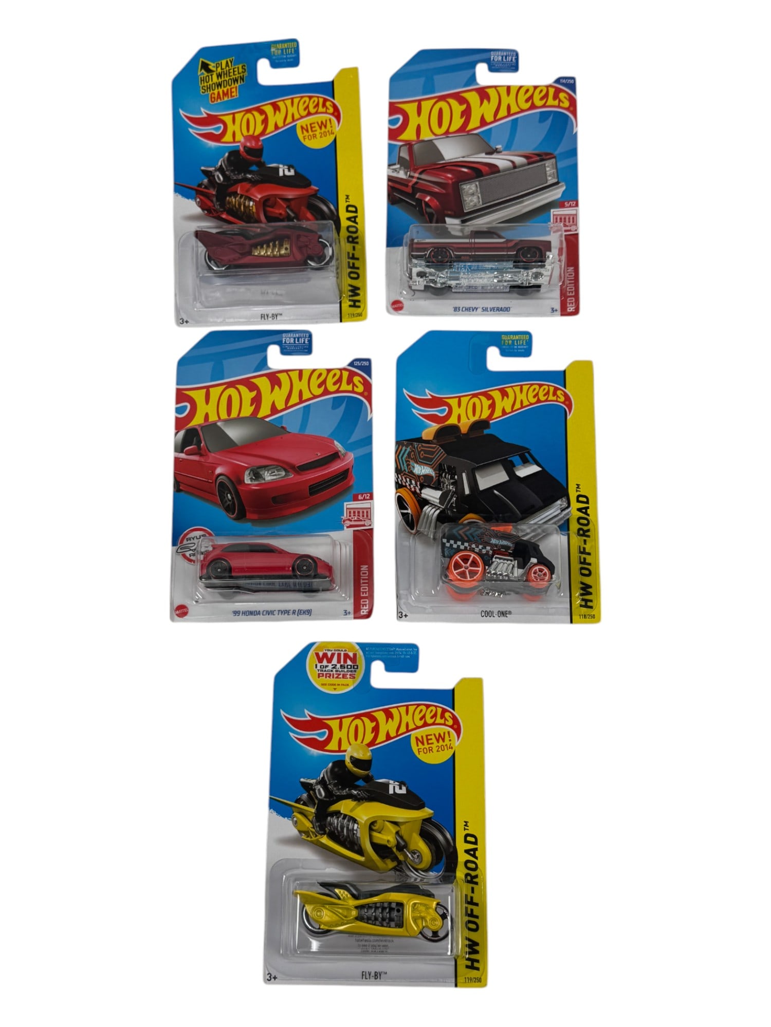 Hot Wheels Assorted Car Toy Collection Lot (1 of 5)