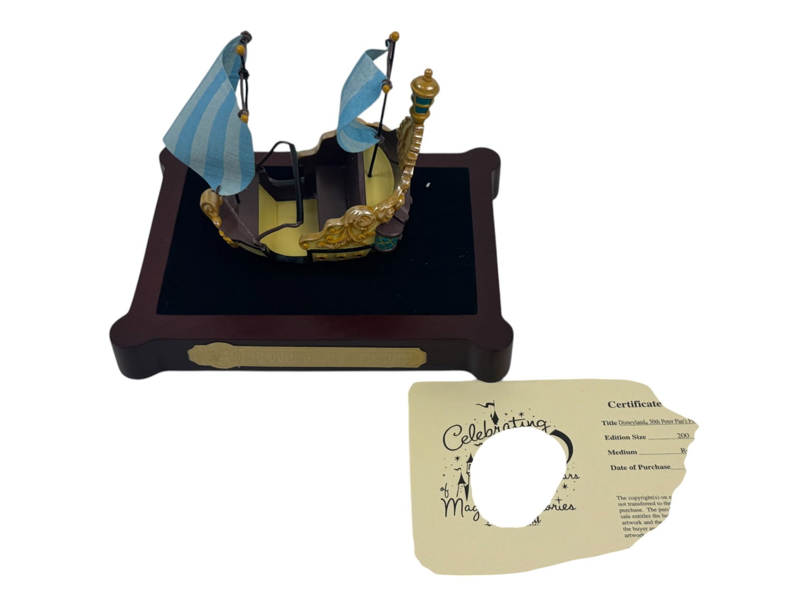 Disneyland Peter Pan's Flight Attraction Miniature Figure 50th Anniversary (1 of 7)