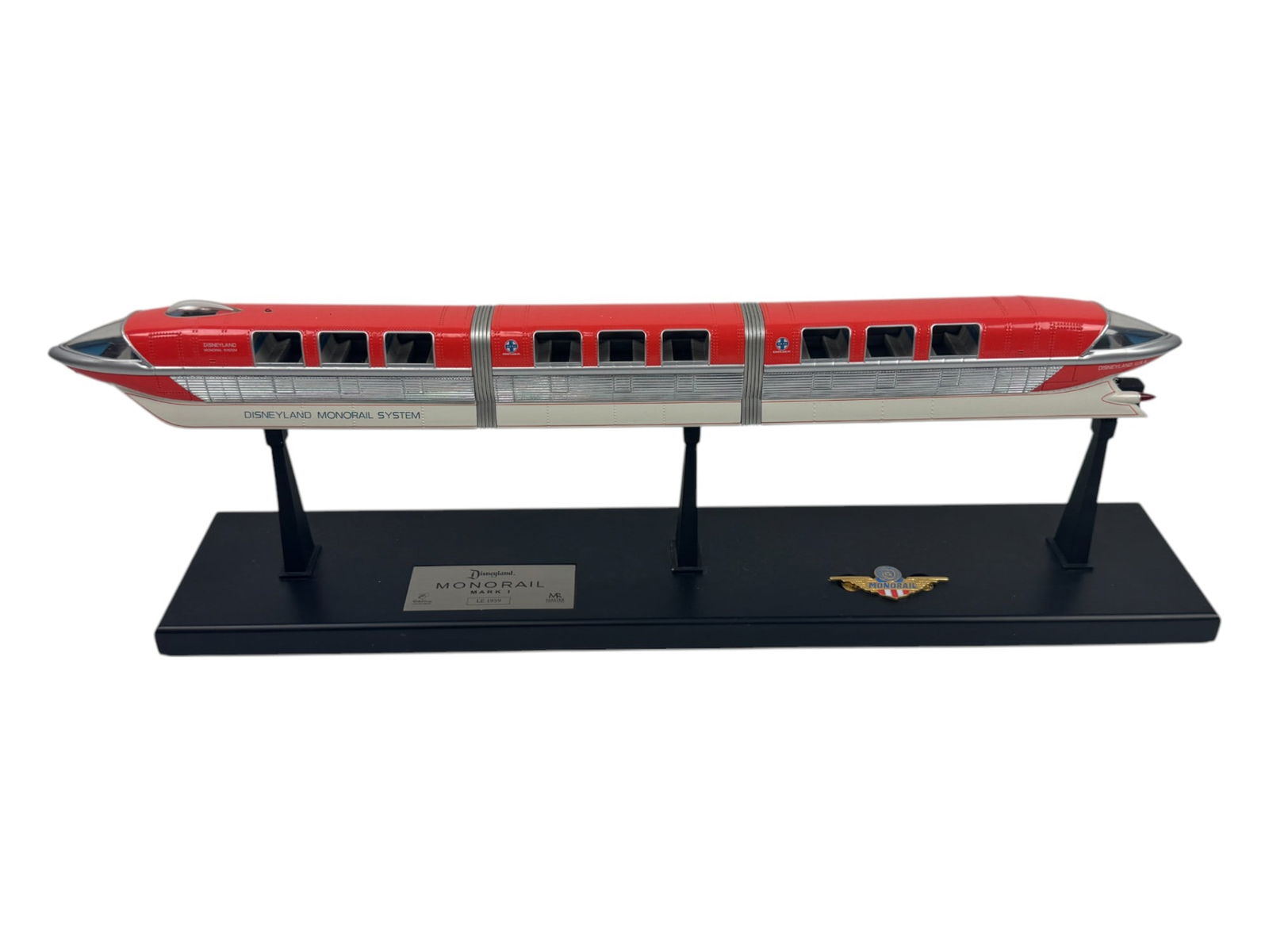 Disney LE Red Monorail Mark 1 Limited Edition 1959 Replica with Pin LE 1959 (1 of 7)