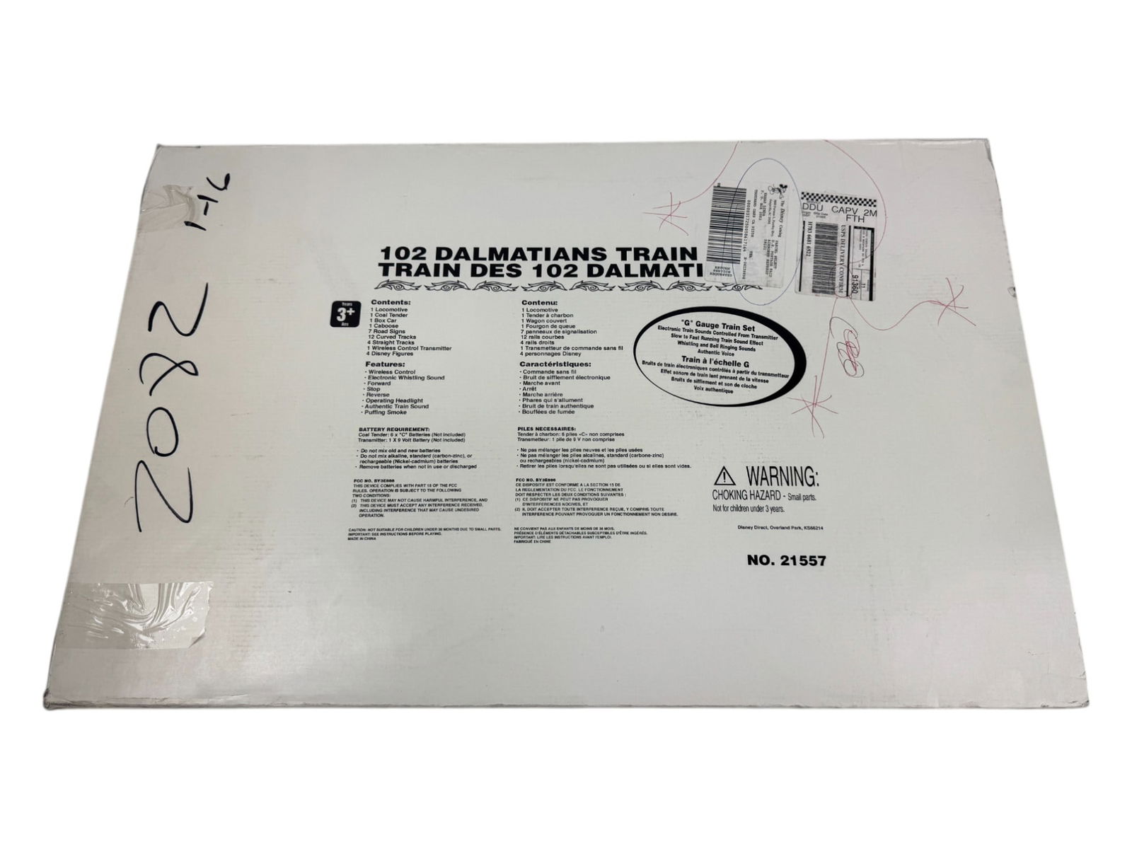 Disney 102 Dalmations Train Set Sealed G-Gauge Rare (1 of 3)