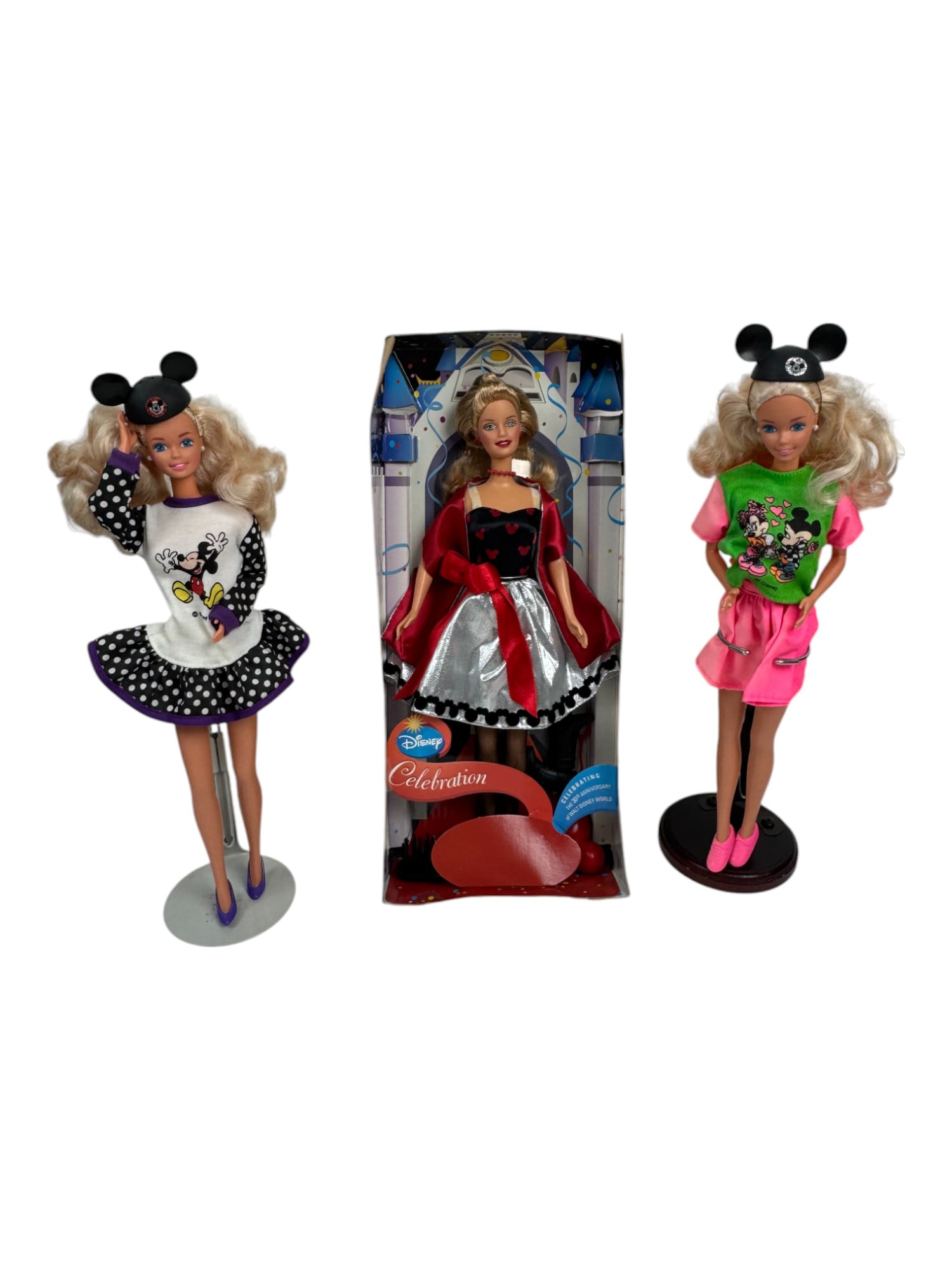 Vintage Disney Barbie Dolls with Disney Accessories Collection Lot (1 of 6)