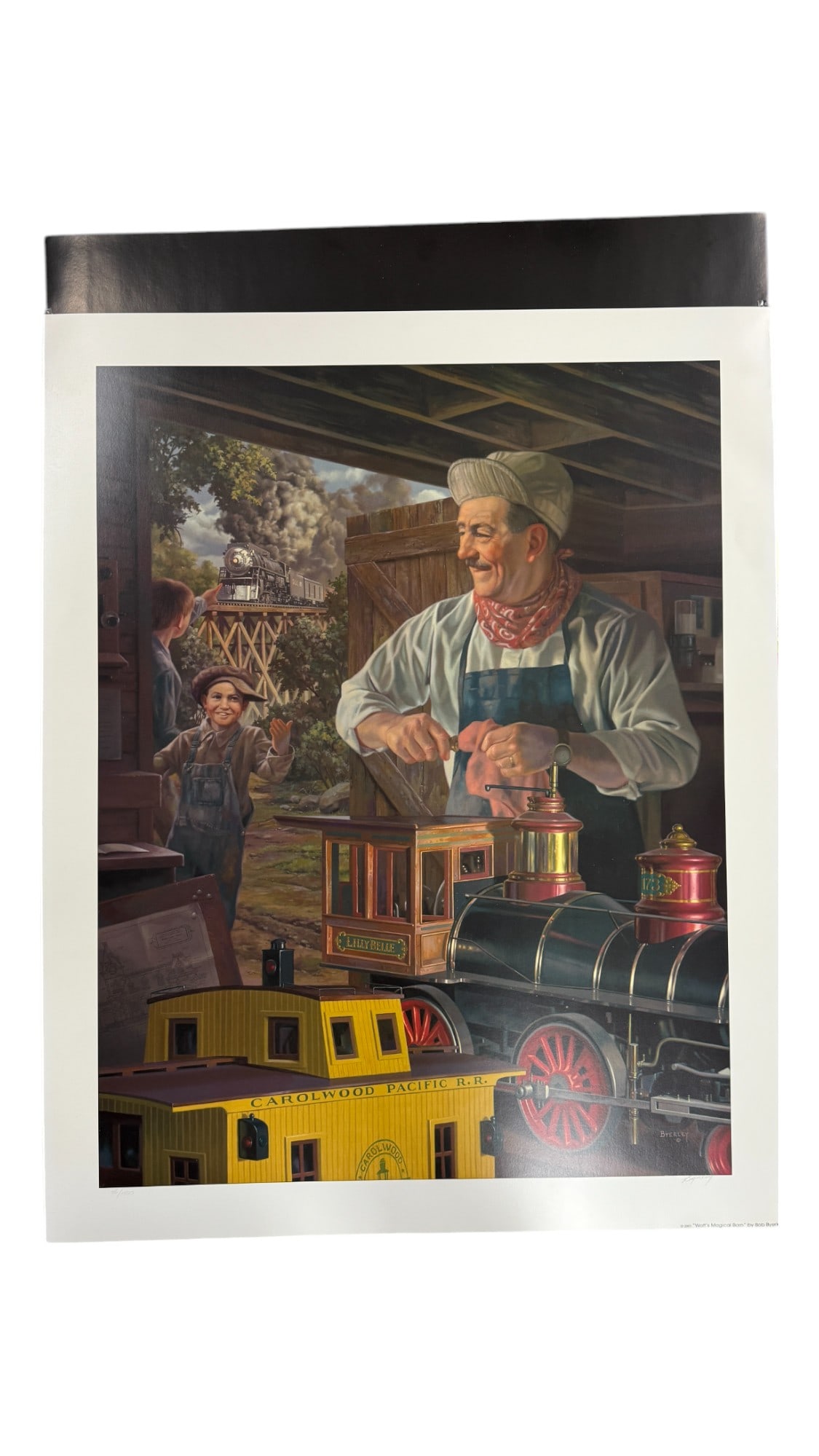 Disney Limited Edition Walts Magical Barn Print Hand Signed By Bob Byerley 46/1500 (1 of 8)