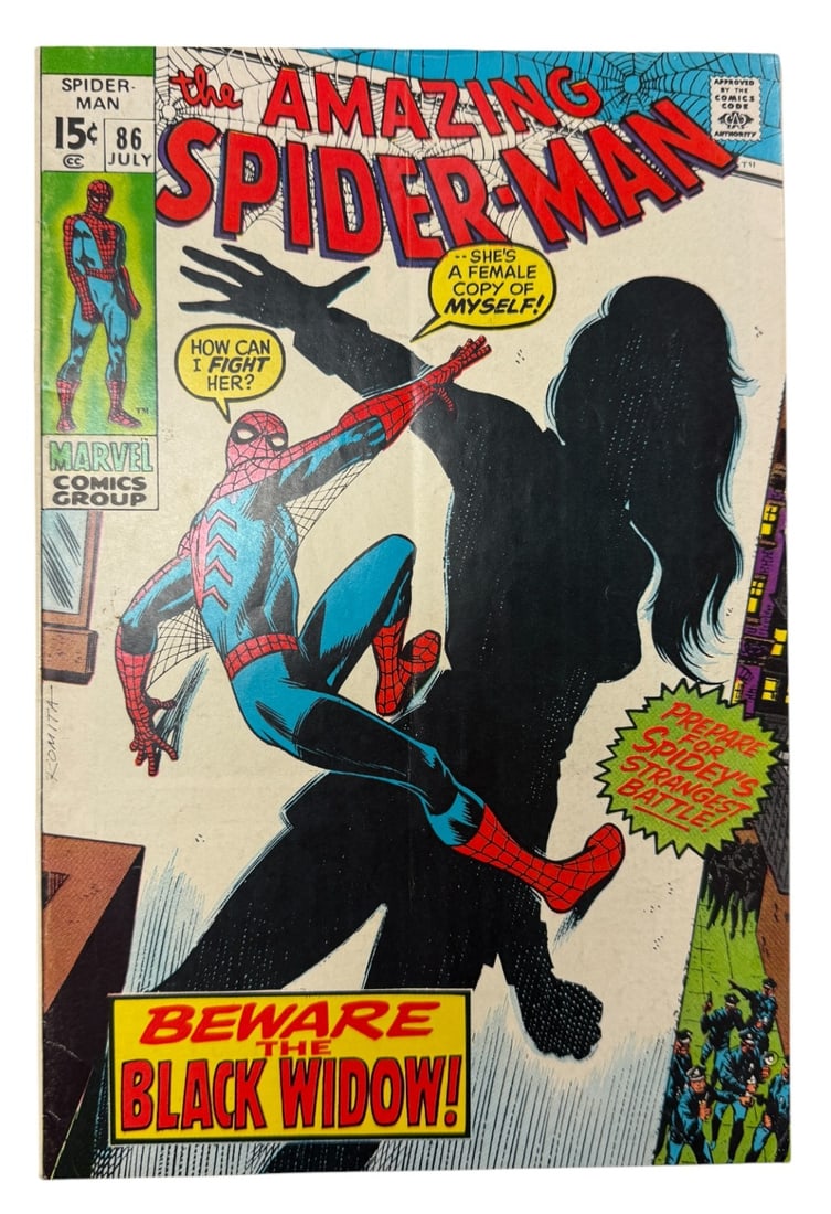 The Amazing Spider-Man #8 Bronze Age Marvel Comic Book/Black Widow Origin