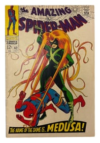 The Amazing Spiderman #62 MEDUSA APPEARANCE 1968 Marvel COMIC BOOK
