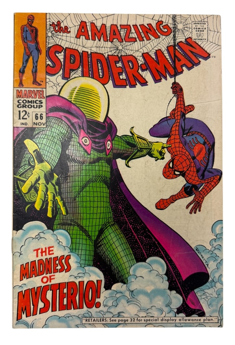 AMAZING SPIDER-MAN #66 Stan Lee  John Romita / Mysterio Appearance (1 of 3)