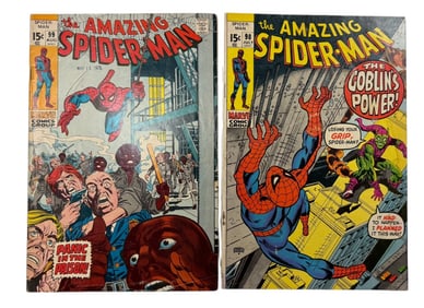 The Amazing Spider-Man #98 & #99 Vintage Marvel Comic Books