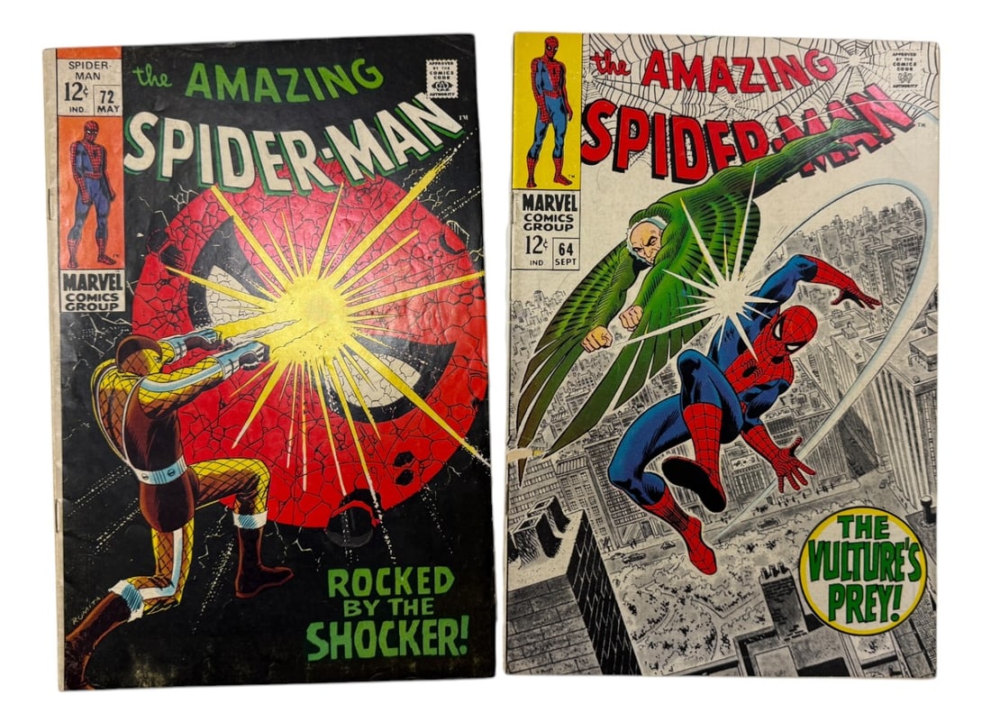 The Amazing Spider-Man #64 & #72 Marvel Comic Books (1 of 6)