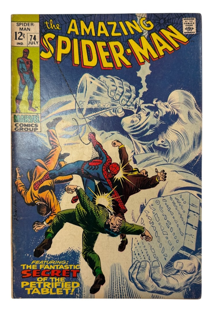 The Amazing Spider-Man #74 Marvel 1969 Comic Book: The Amazing Spider-Man #74 Marvel 1969 Comic Book