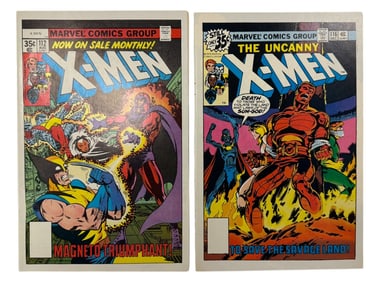 Uncanny X-Men #112 & #117 Whitman Variant Comic Books