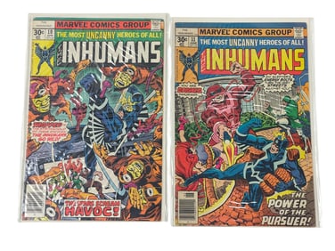 The Inhumans #10 & #11 Comic Books