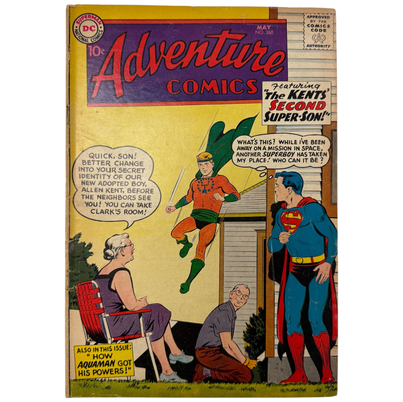 Adventure Comics #269 Aquaman Origin DC 1959 Comic Book (1 of 3)
