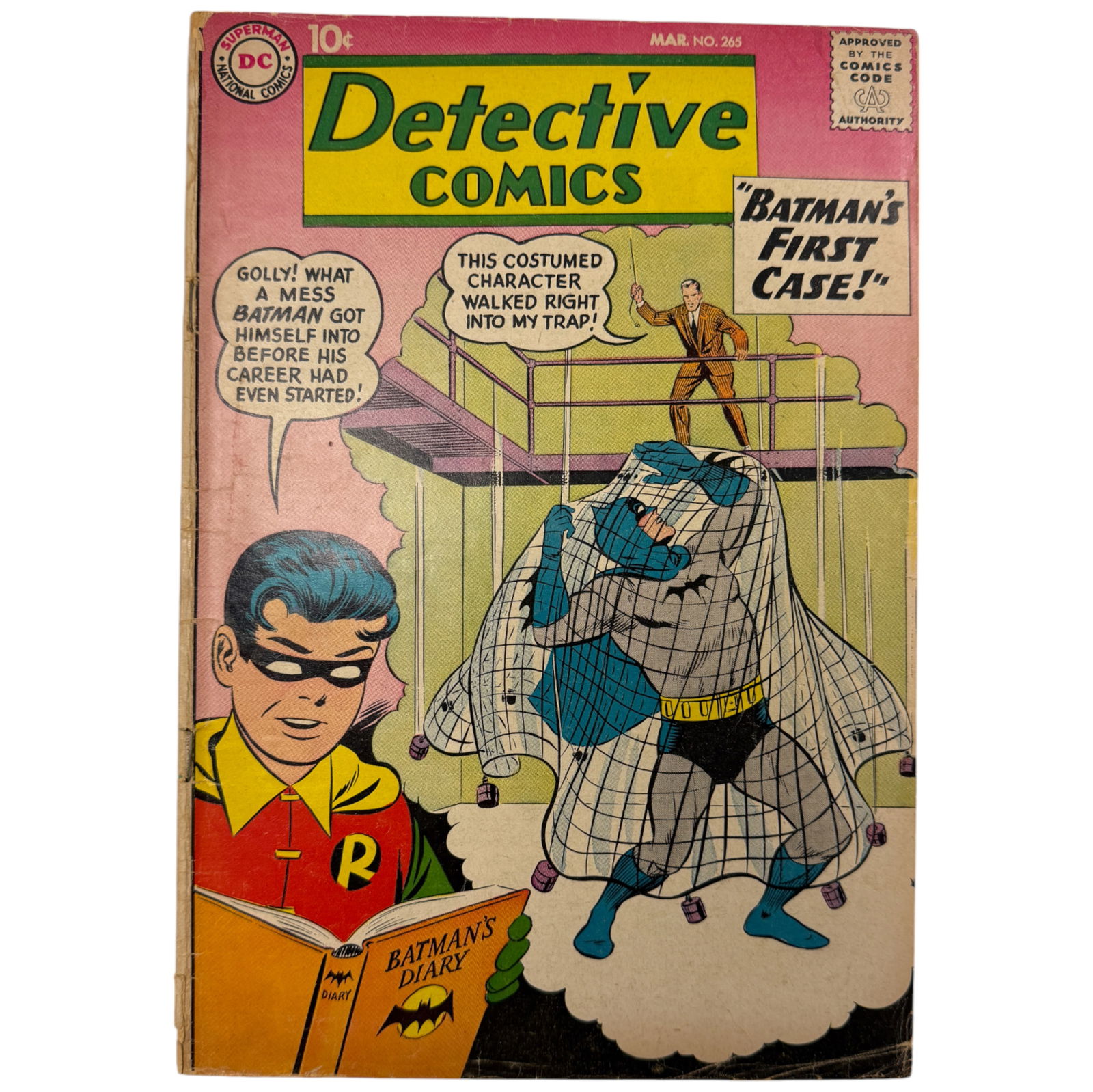 Detective Comics #265 Origin Retold DC 1959 Comic Book (1 of 3)