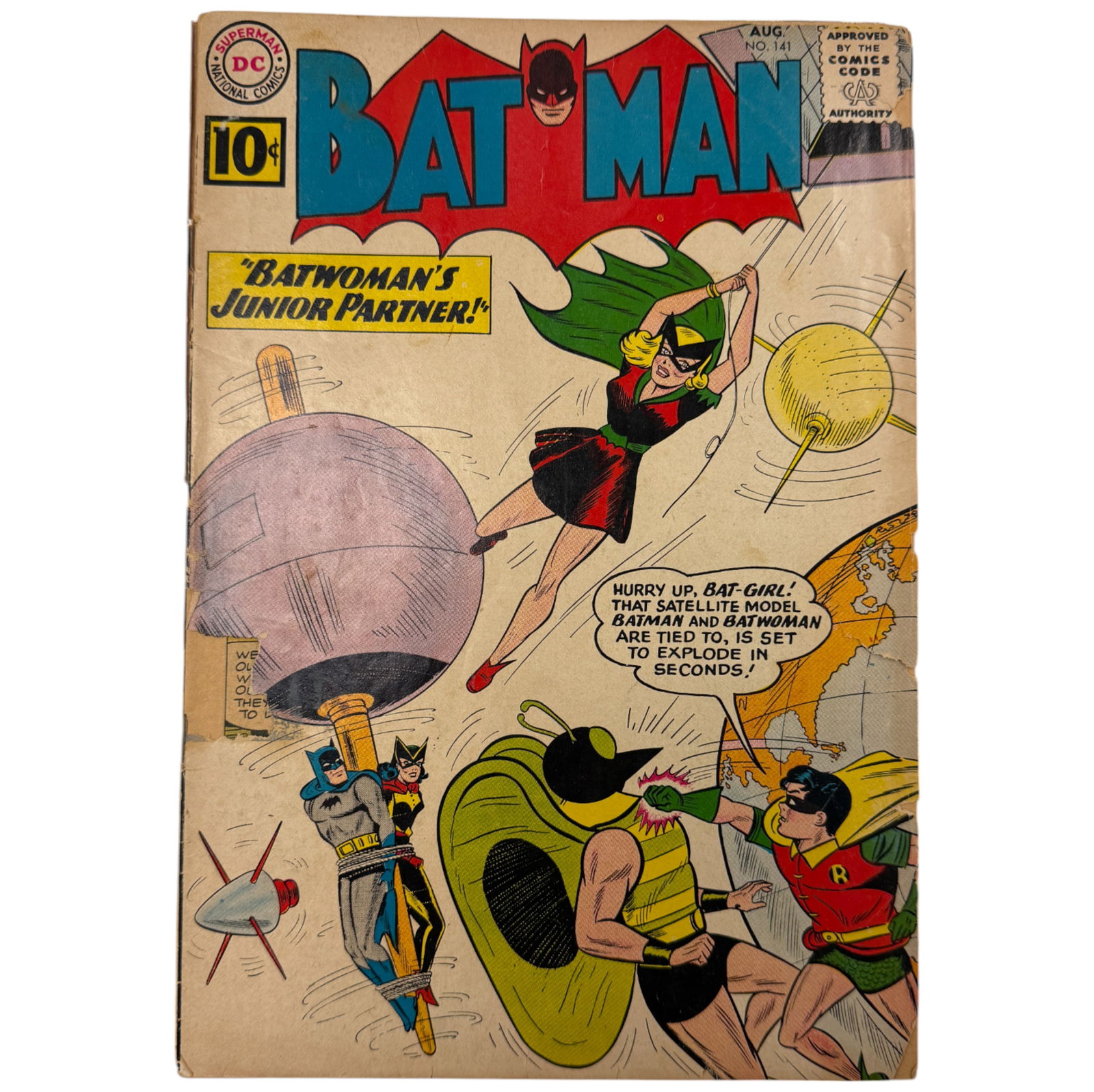 Batman #141 DC 2nd Bat-Girl 1961 Comic Book (1 of 4)