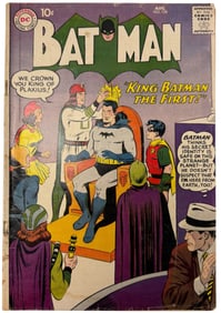 Batman #125 King Batman The First DC 1959 Comic Book