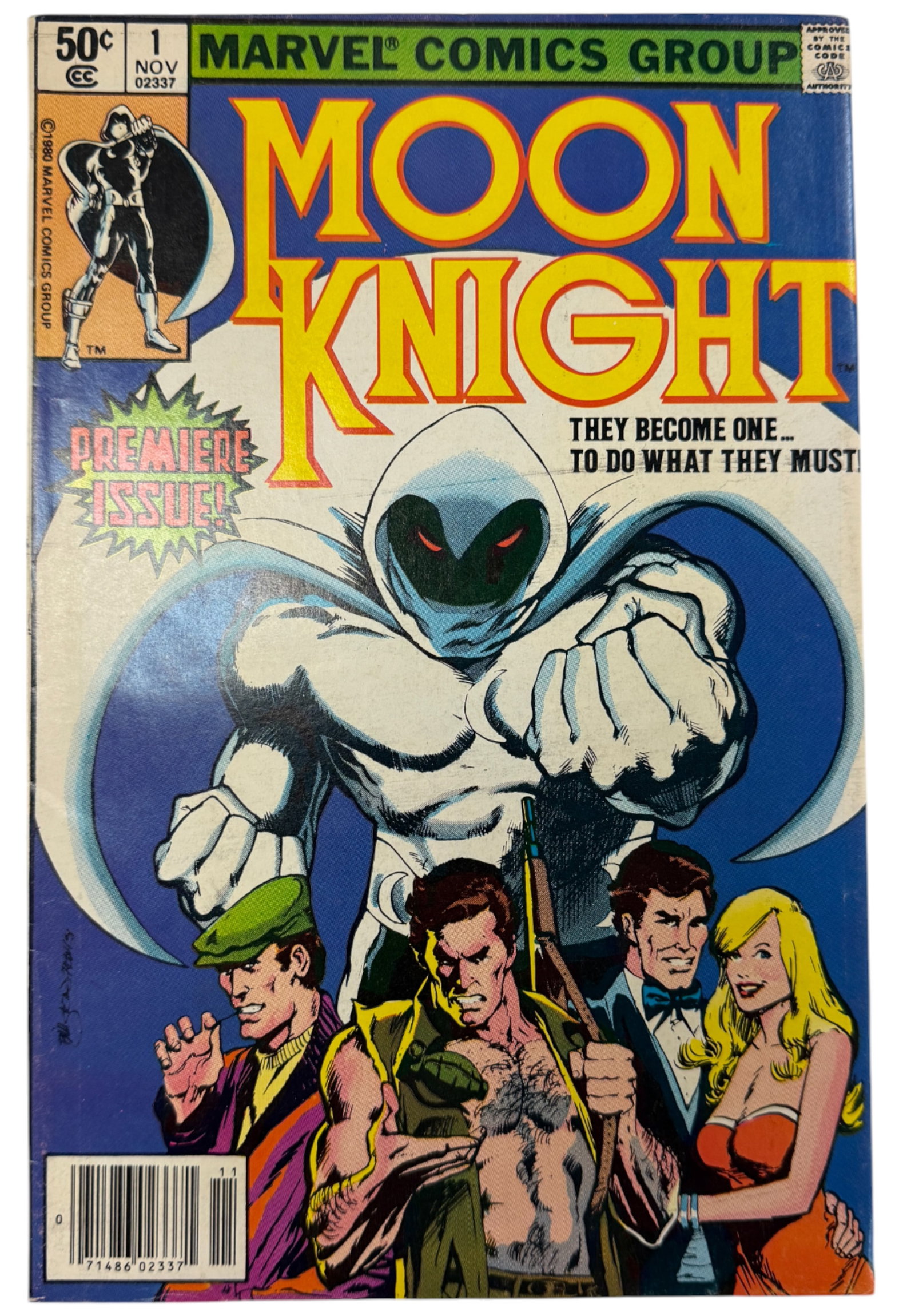 Moon Knight #1 Marvel 1980 Comic Book (1 of 3)
