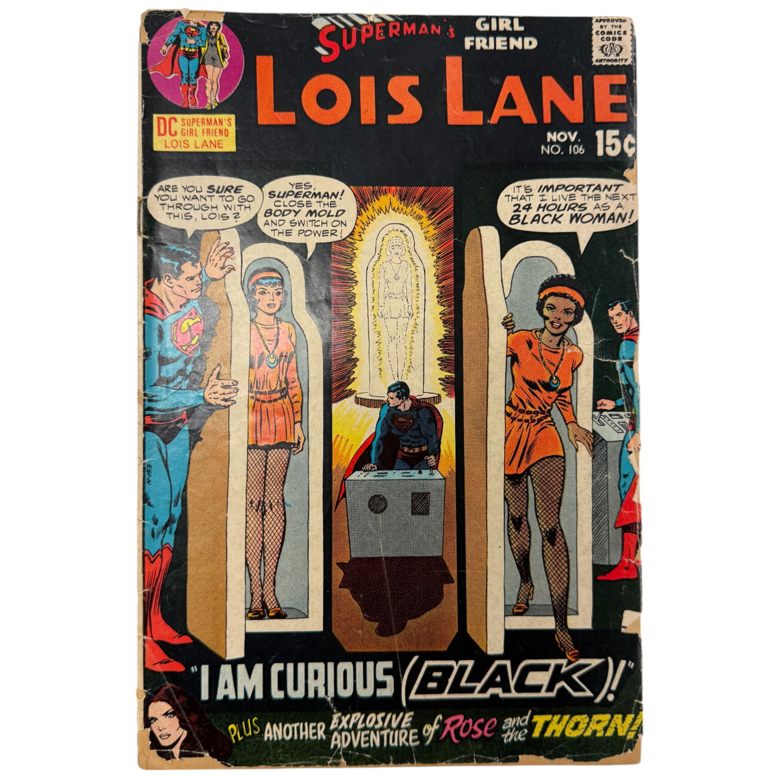Superman's Girl Friend Lois Lane #106 DC 1970 Comic Book (1 of 4)