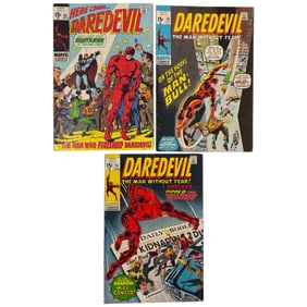 Daredevil #75 #78 & #62 Marvel Comic Books