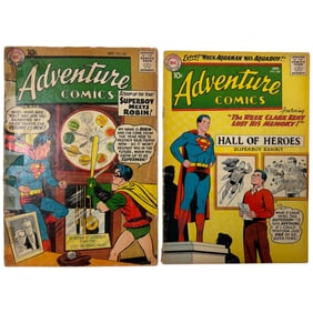Adventure Comics #253 & #268 DC Comic Books